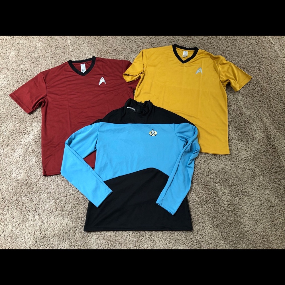 🖖 STAR TREK Halloween costume tops bundle 🖖